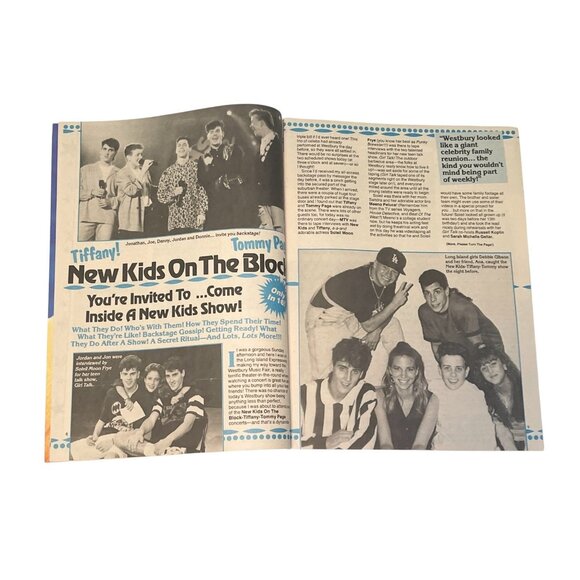 16 Magazine February 1990 New Kids NKOTB Richard Greico Monkees Debbie Gibson - Picture 4 of 7